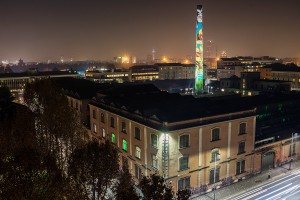 La #CIMINIERABRANCA di notte